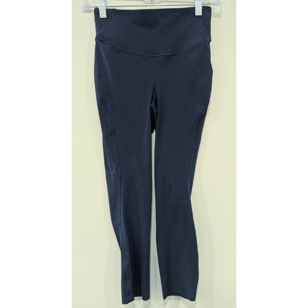 Lululemon Base Pace High-Rise Crop 23" In Navy Blue Size 4